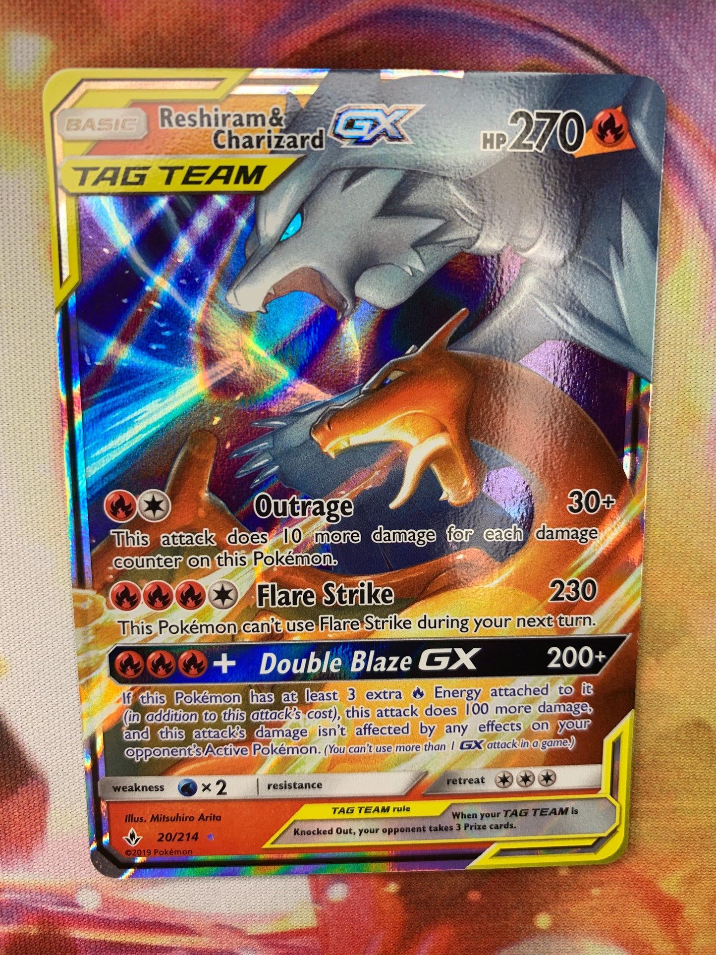 Reshiram & Charizard GX