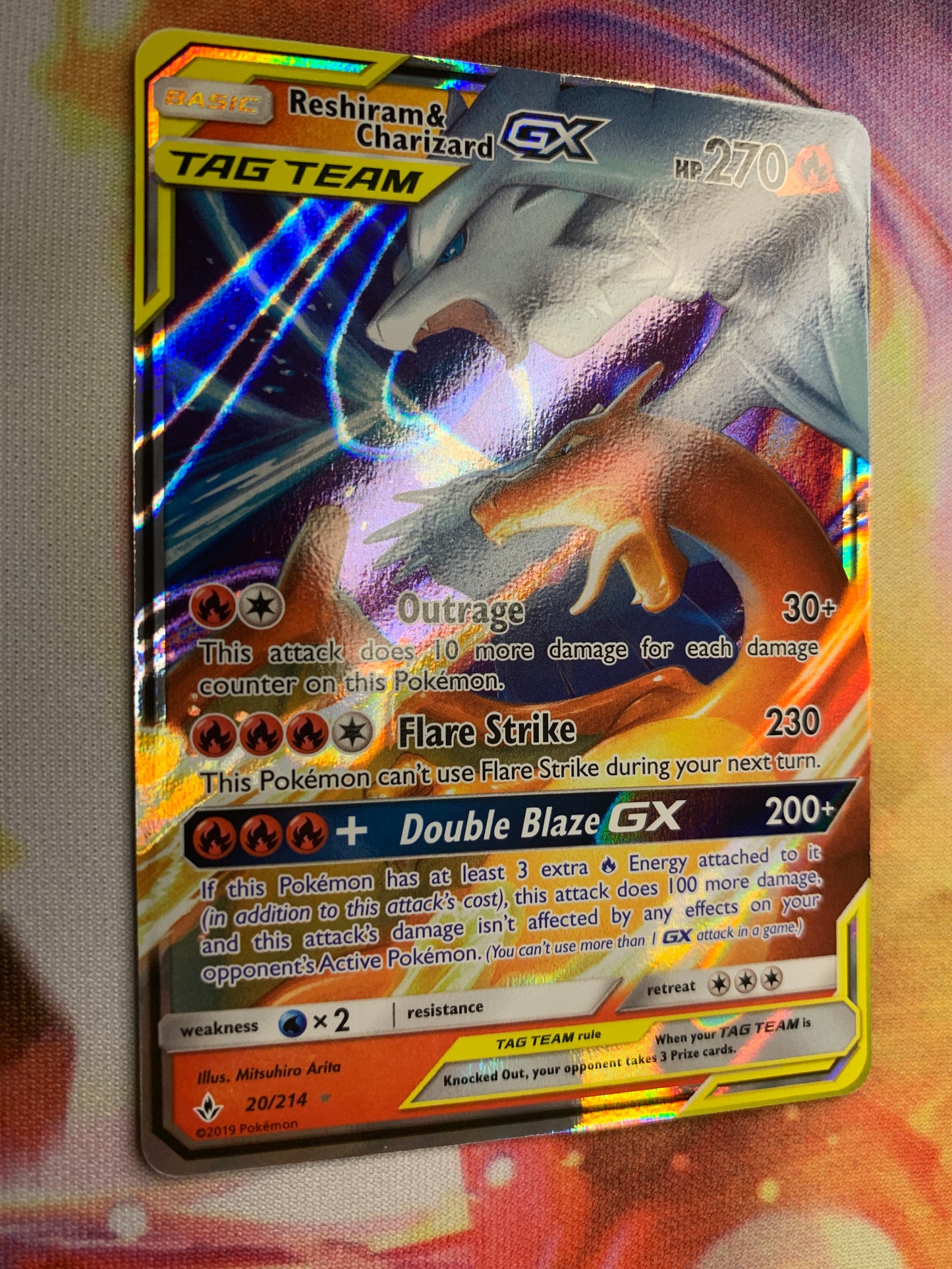 Reshiram & Charizard GX