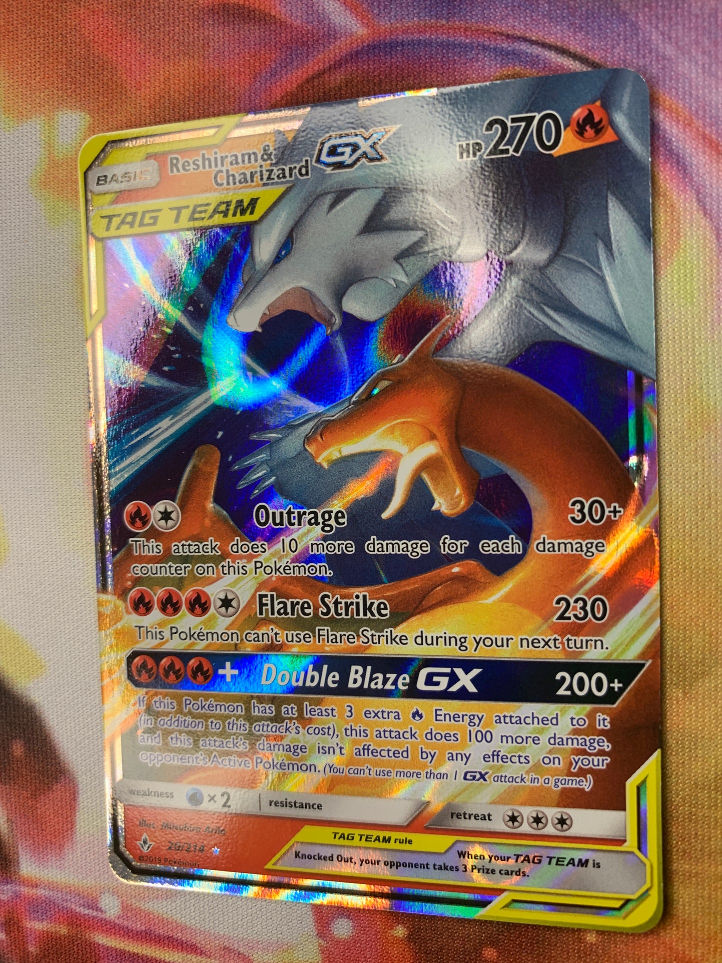 Reshiram & Charizard GX
