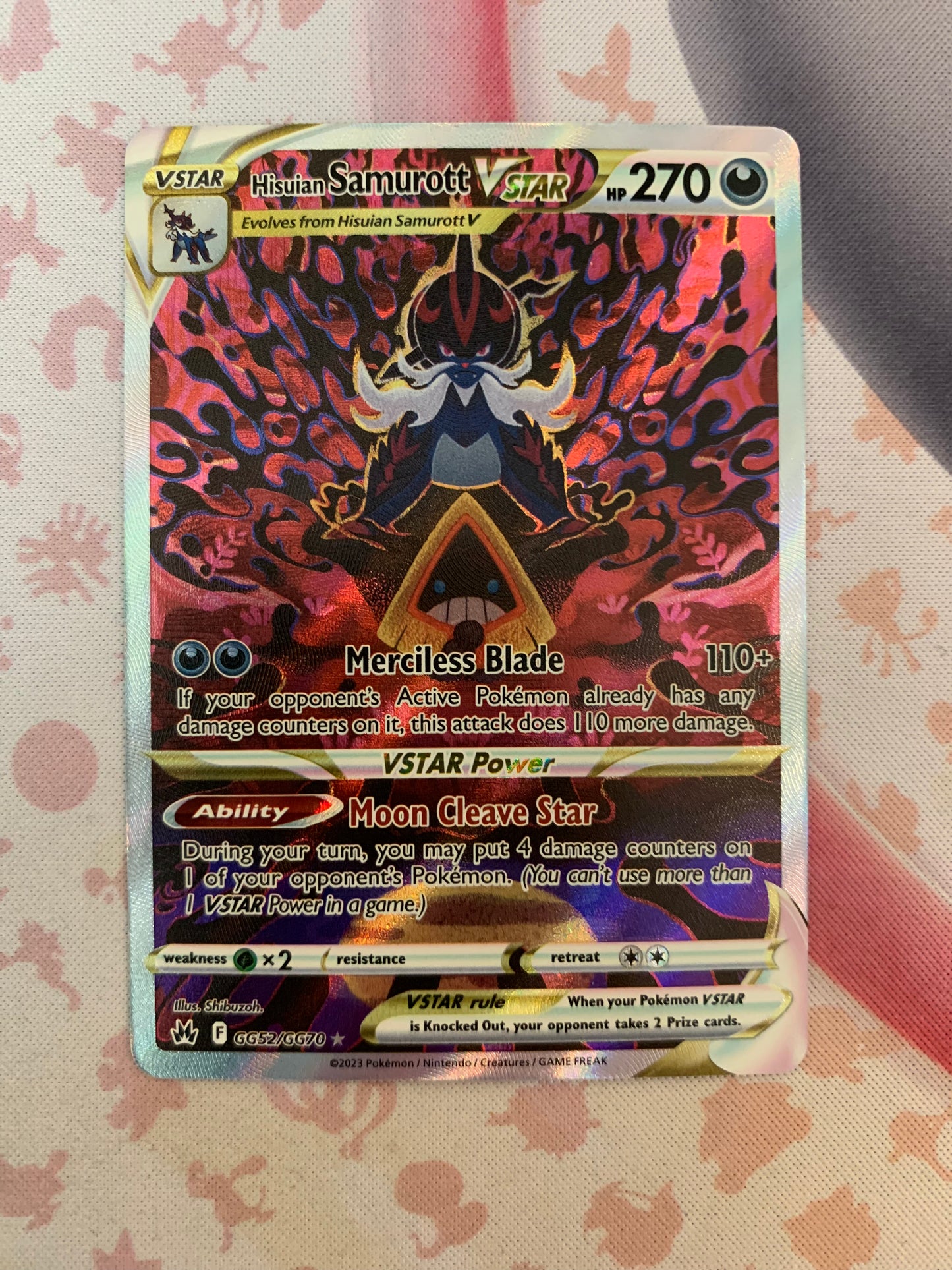 Hisuian Samurott VSTAR