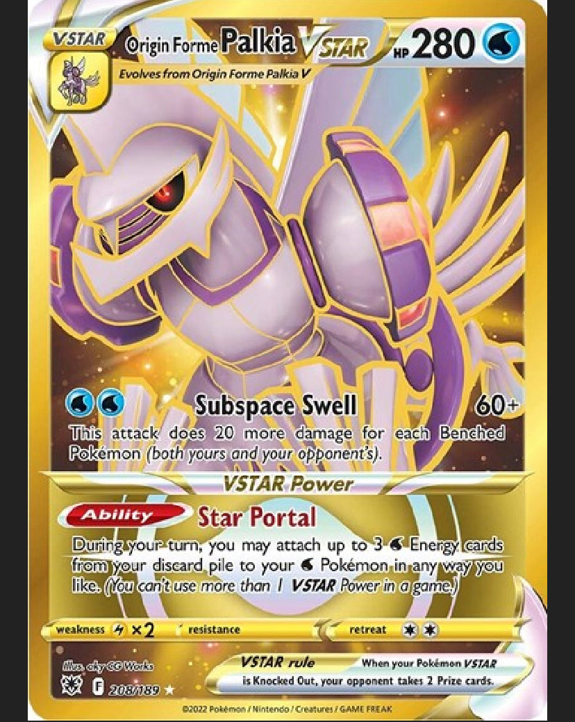 Origin Forme Palkia VSTAR Gold Pally’s Trainer & Collector Store