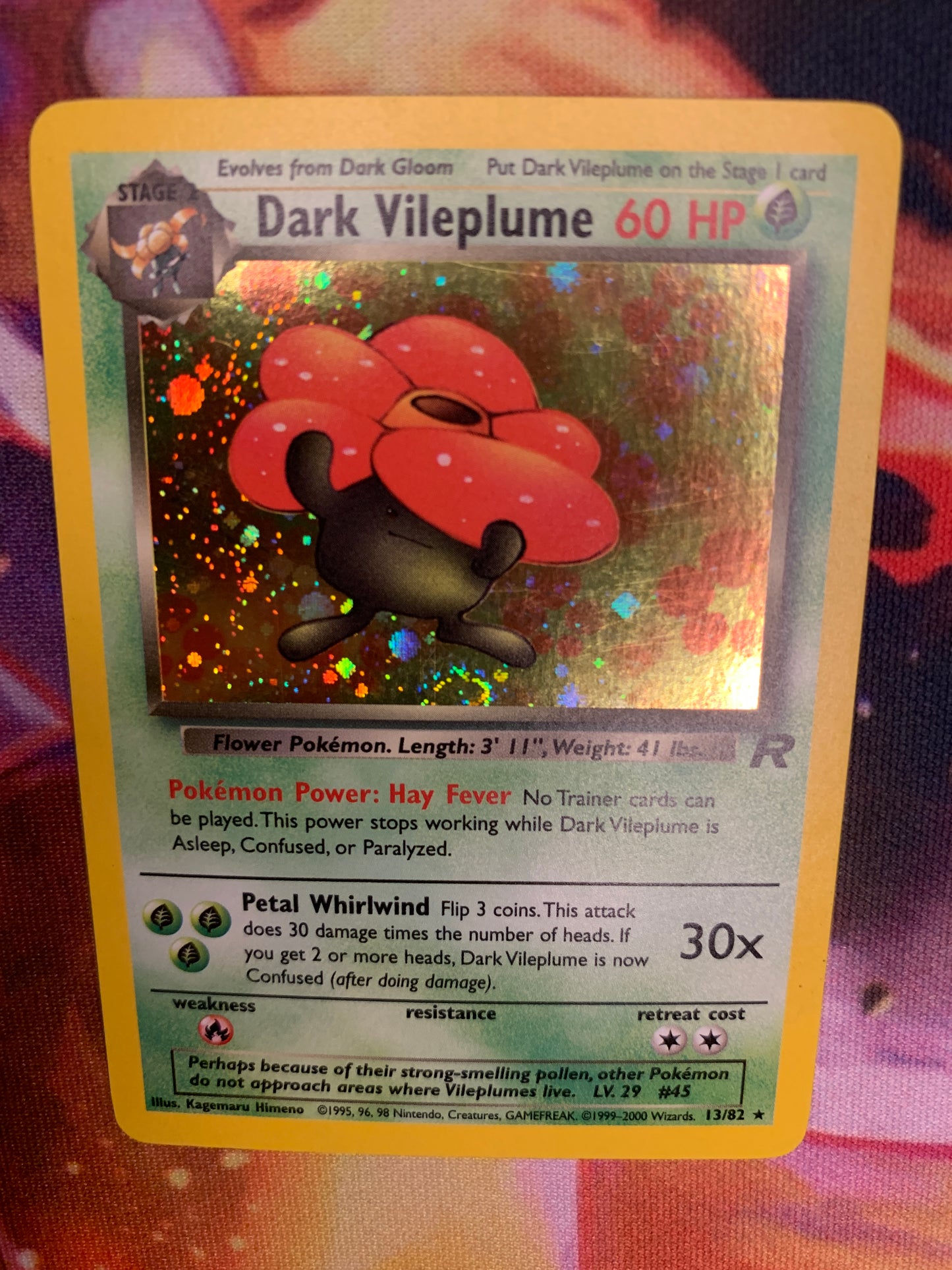 Dark Vileplume [Team Rocket (Unlimited) - H] (MP+)