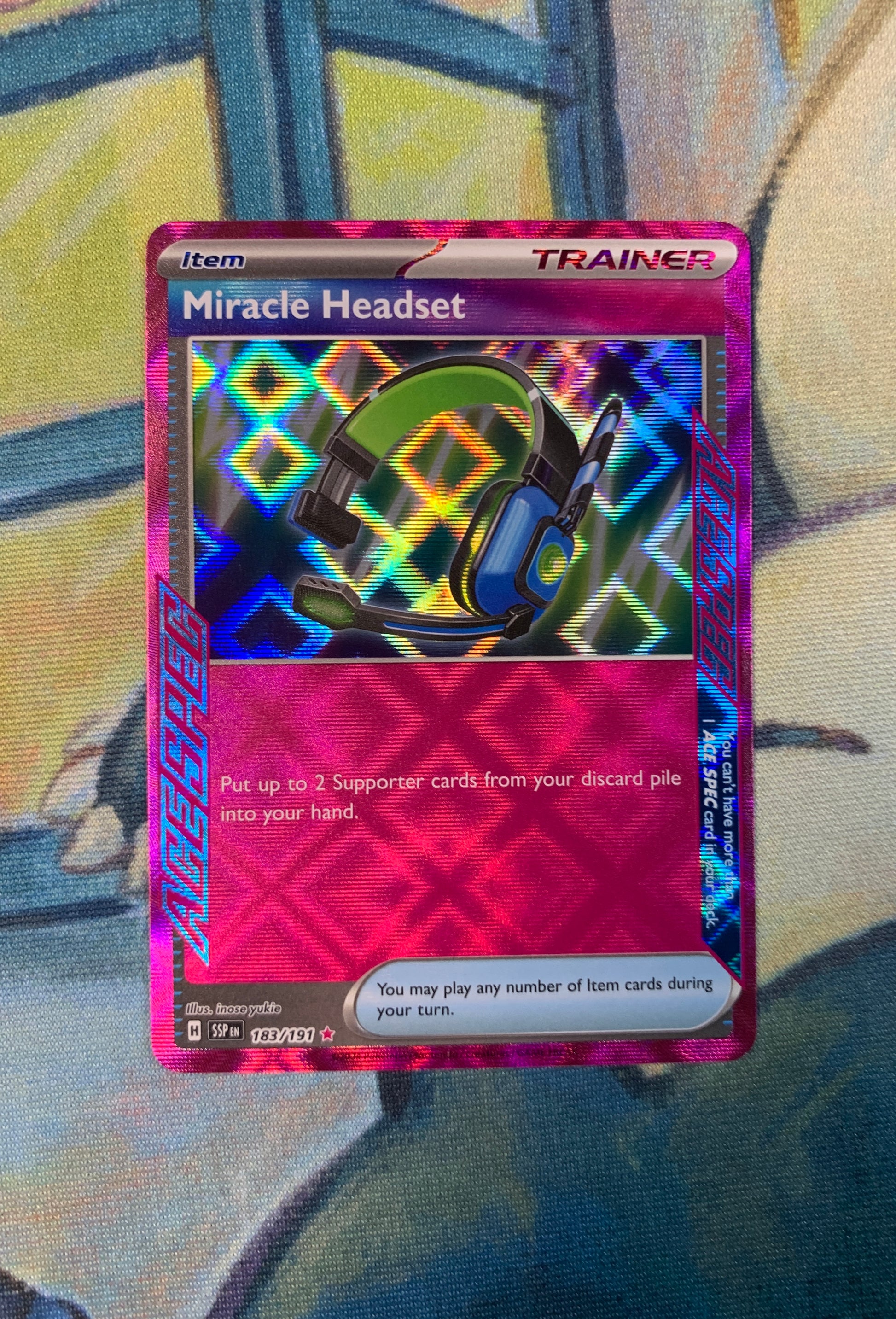miracle headset pokemon card Miracle Headset [183/191