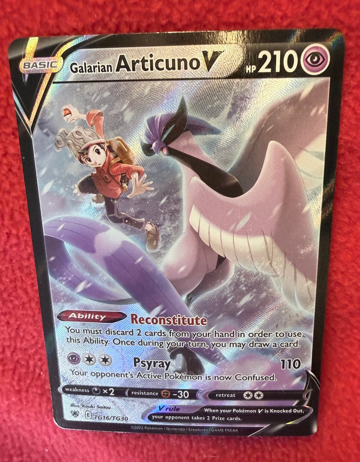 Galarian Articuno V [TG16/TG30 - ENG]