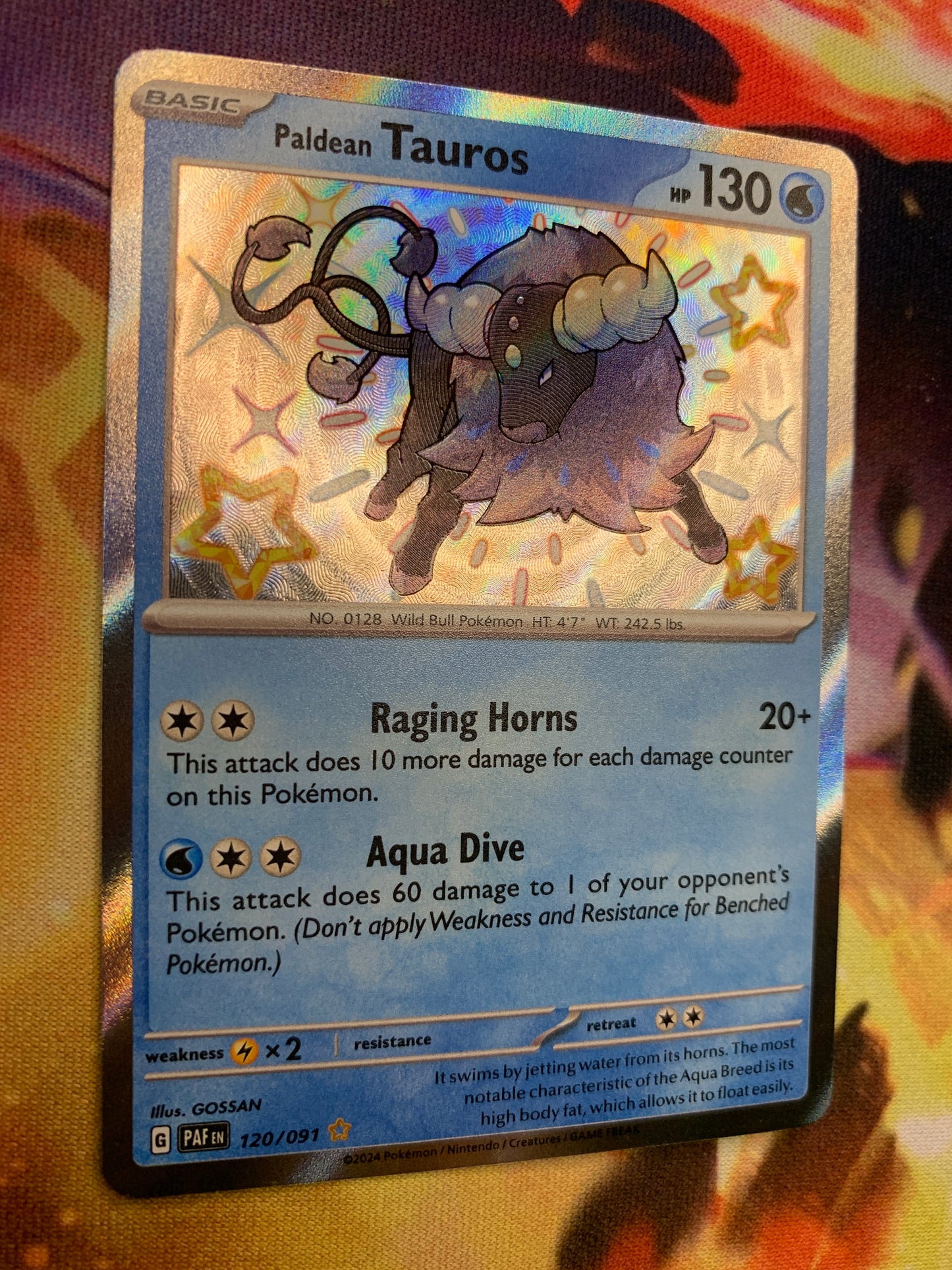 Paldean Tauros (Water)