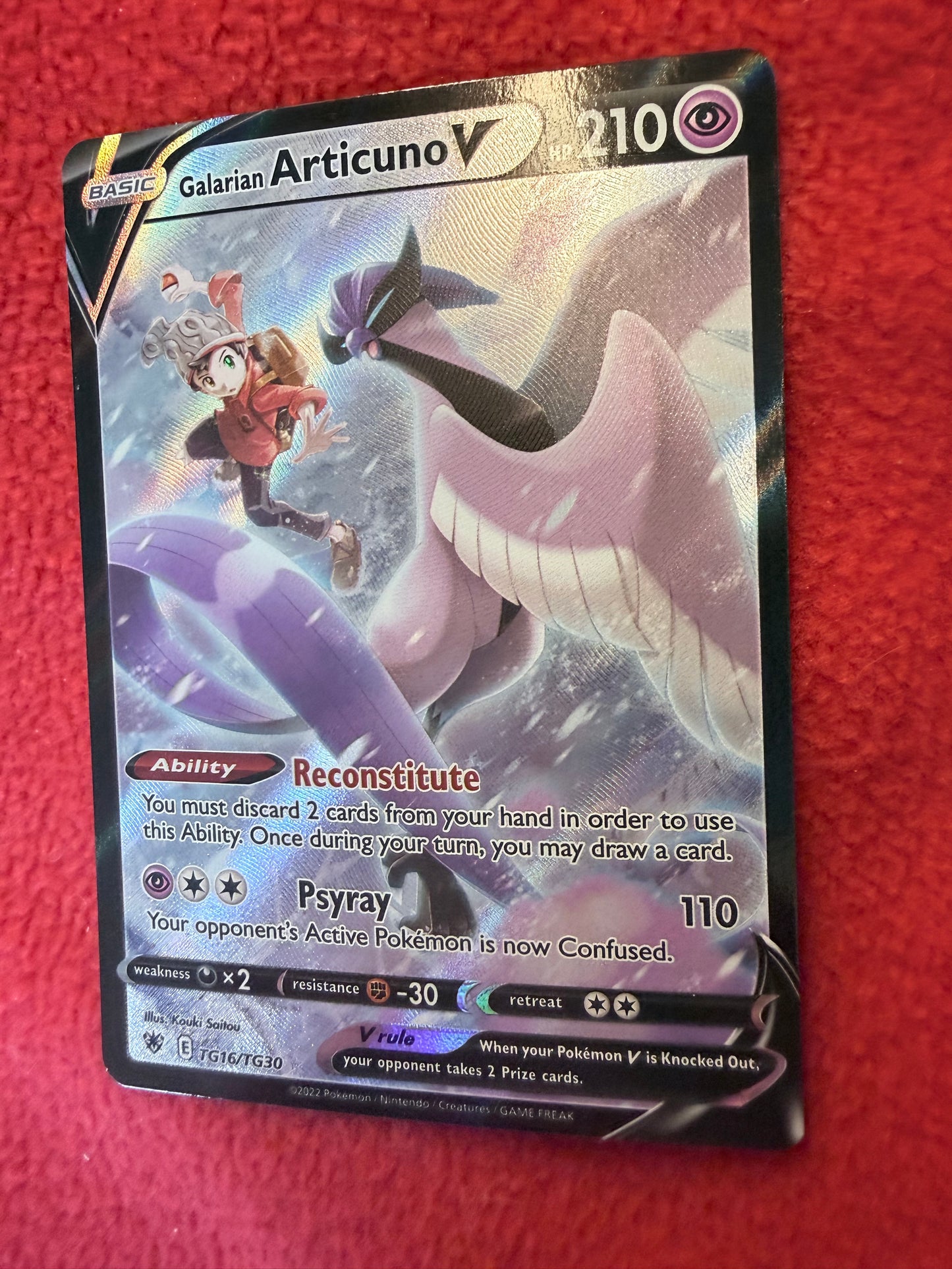 Galarian Articuno V [TG16/TG30 - ENG]