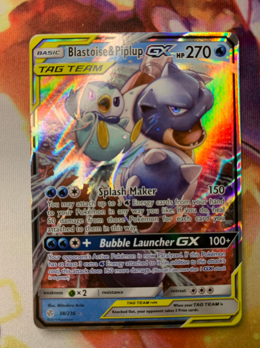 Blastoise & Piplup GX