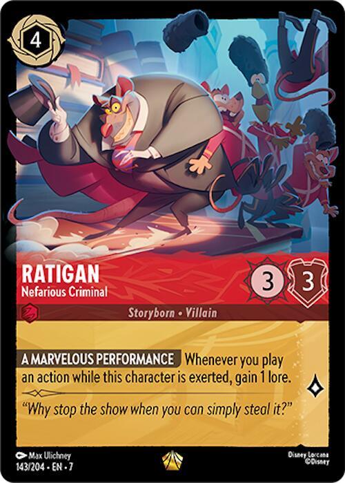 Ratigan | Nefarious Criminal [Legendary - 143/204]