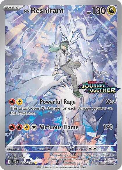 N’s Reshiram [167/159 Stamp - ENG]