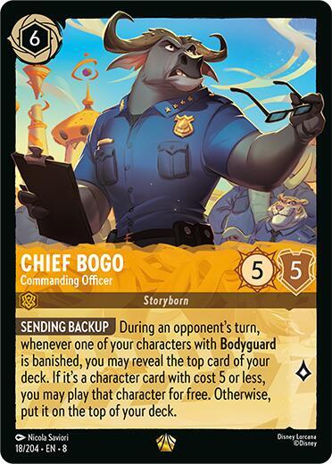 Chief Bogo | Commanding Officer [Legendary - 18/204]