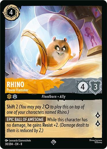 Rhino | Power Hamster [Super Rare - 30/204]