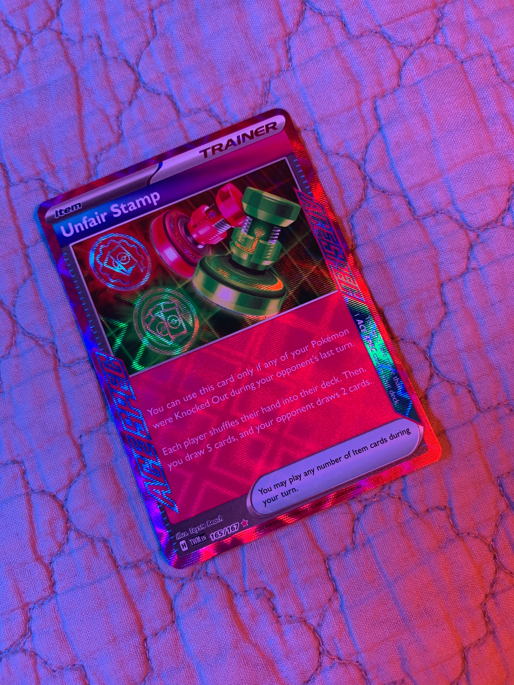 unfair stamp pokemon card Unfair Stamp – Pally's Trainer & Collector Store