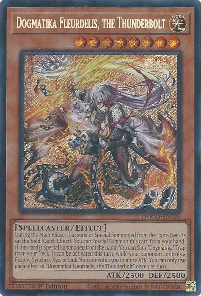 Dogmatika Fleurdelis, the Thunderbolt [Secret Rare - DOOD-EN026]
