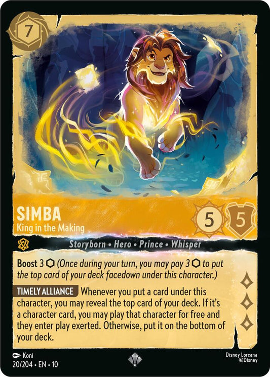Simba | King in the Making [Super Rare - 20/204]