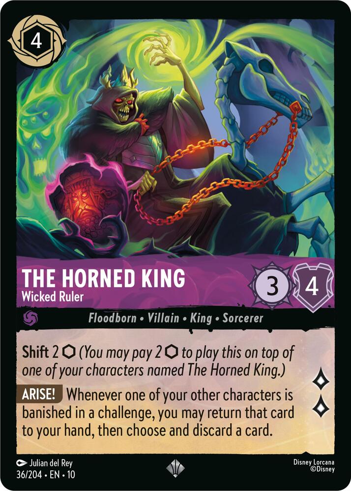 The Horned King | Wicked Ruler [Super Rare - 36/204]