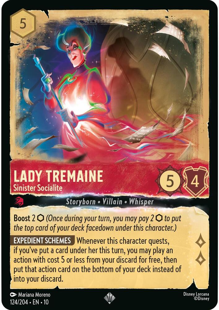 Lady Tremaine | Sinister Socialite [Super Rare - 124/204]
