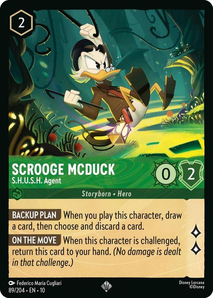 Scrooge McDuck | S.H.U.S.H. Agent [Super Rare - 89/204]