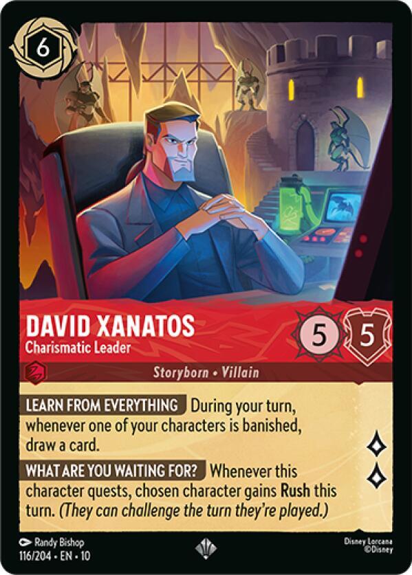 David Xanathos | Charismatic Leader [Super Rare - 116/204]