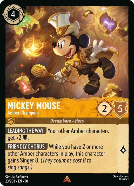 Mickey Mouse | Amber Champion [Rare - 23/204]