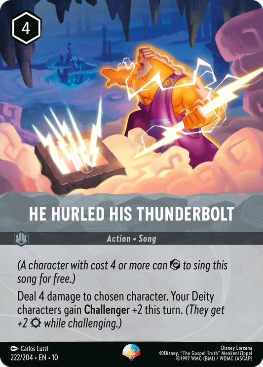 He Hurled His Thunderbolt [Epic - 222/204]