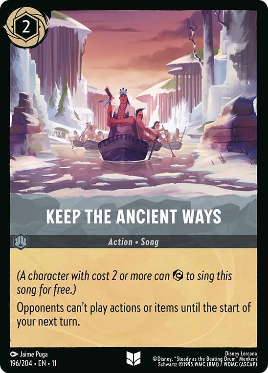 Keep the Ancient Ways [Uncommon - 196/204]