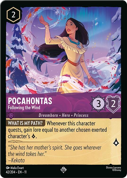 Pocahontas | Following the Wind [Super Rare - 42/204]