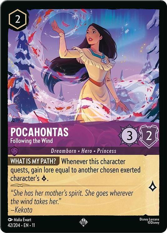 Pocahontas | Following the Wind [Super Rare - 42/204]