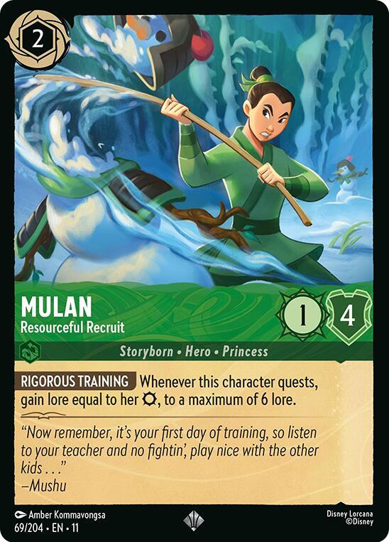 Mulan | Resourceful Recruit [Super Rare - 69/204]