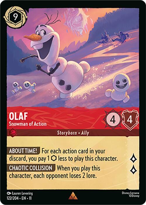 Olaf | Snowman of Action [Rare - 122/204]