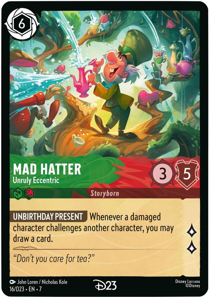 Mad Hatter | Unruly Eccentric [D23 Promo - 16/D23]