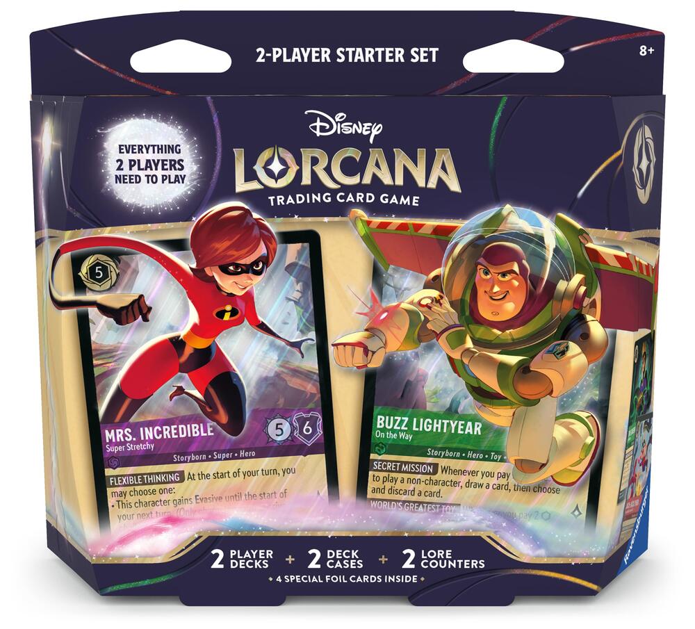 Lorcana Wilds Unknown Starter Deck Set - Amber & Emerald / Amethyst & Ruby [ENG]