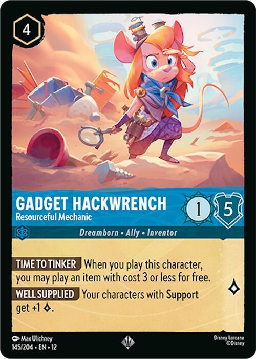 Gadget Hackwrench | Resourceful Mechanic [Super Rare - 145/204]