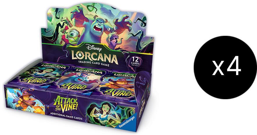 Lorcana Attack of the Vine! Booster Box Case [ENG]