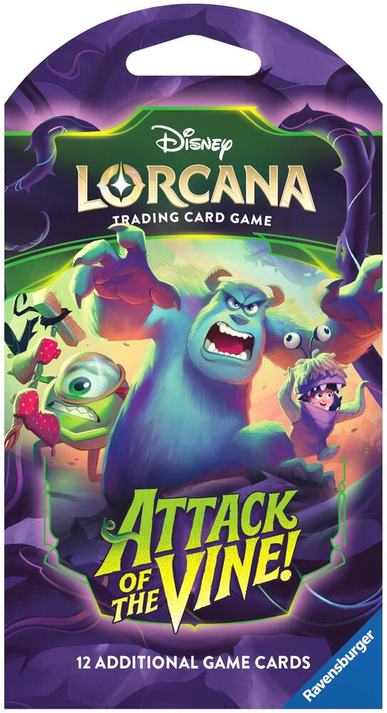 Lorcana Attack of the Vine! Sleeved Booster Pack [ENG]