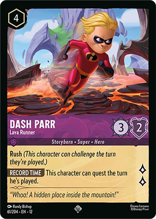 Dash Parr | Lava Runner [Super Rare - 61/204]