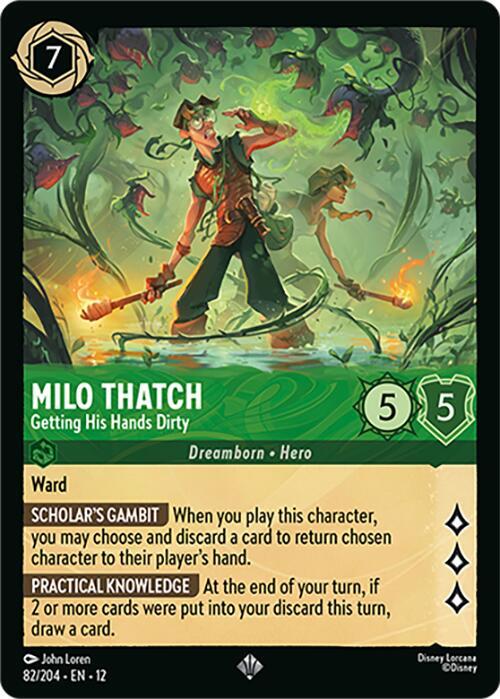 Milo Thatch | Getting His Hands Dirty [Super Rare - 82/204]