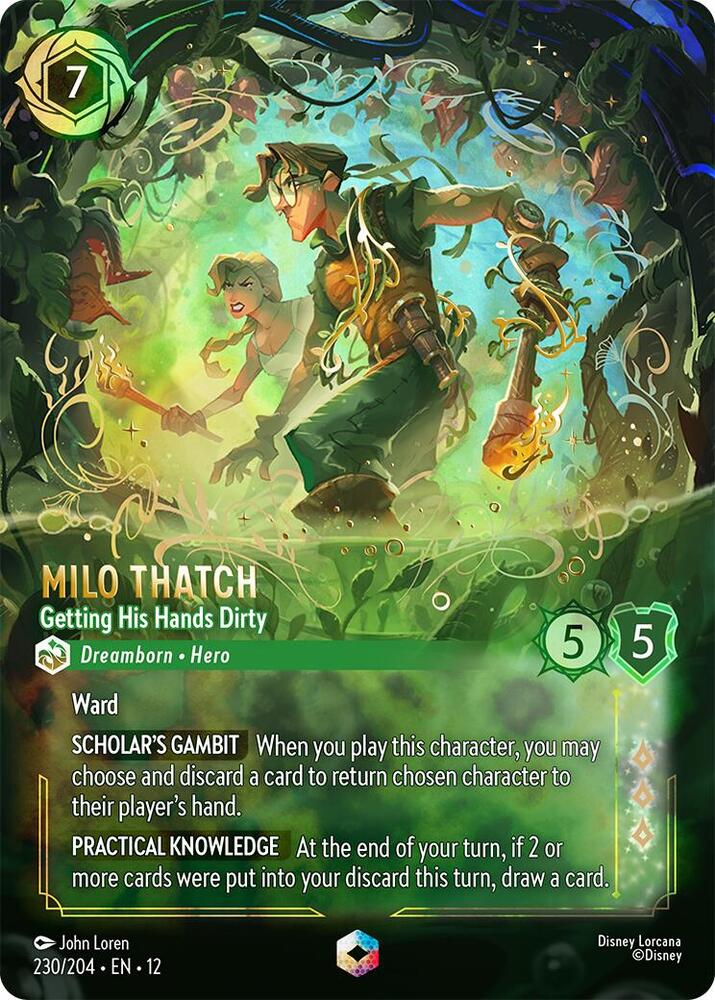 Milo Thatch | Getting His Hands Dirty [Enchanted - 230/204]