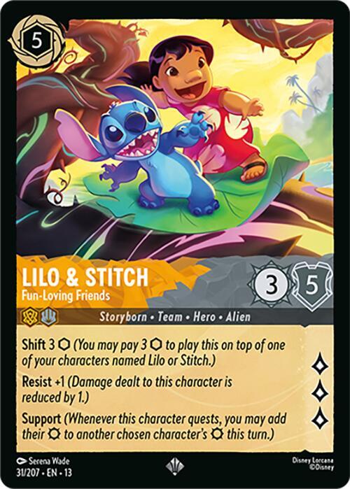 Lilo & Stitch | Fun-Loving Friends [Super Rare - 31/207]