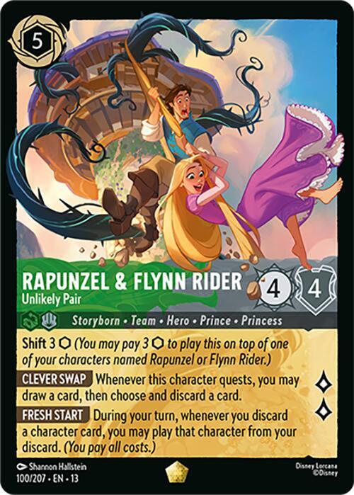 Rapunzel & Flynn Rider | Unlikely Pair [Legendary - 100/207]