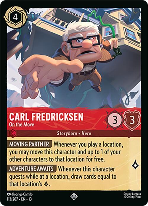 Carl Fredricksen | On the Move [Super Rare - 113/207]