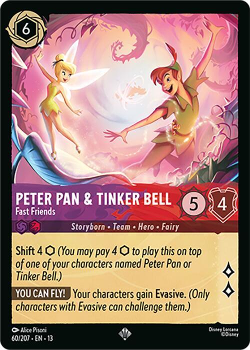 Peter Pan & Tinker Bell | Fast Friends [Super Rare - 60/207]