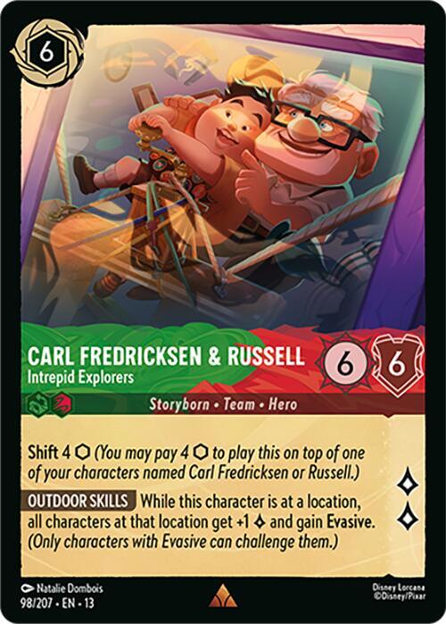 Carl Fredricksen & Russell | Intrepid Explorers [Rare - 98/207]