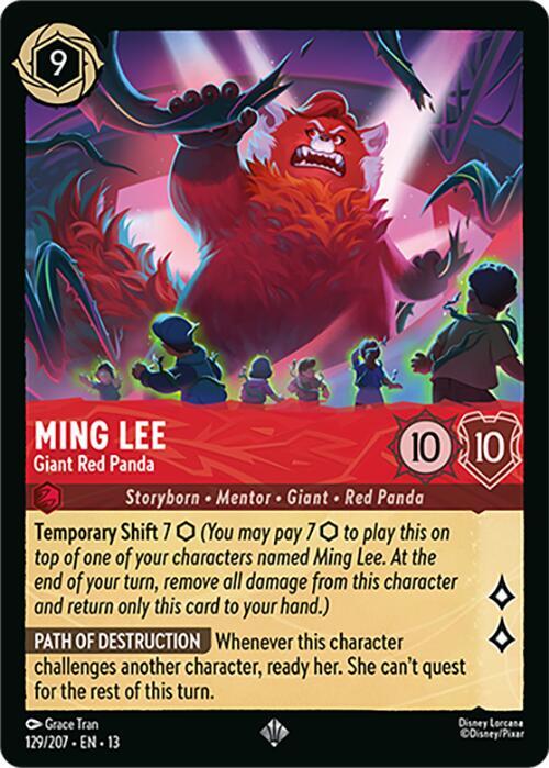 Ming Lee | Giant Red Panda [Super Rare - 129/207]