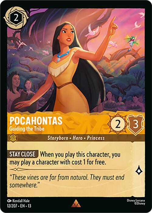 Pocahontas | Guiding the Tribe [Rare - 12/207]
