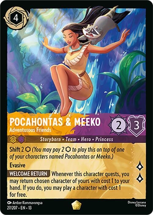 Pocahontas & Meeko | Adventurous Friends [Legendary - 27/207]
