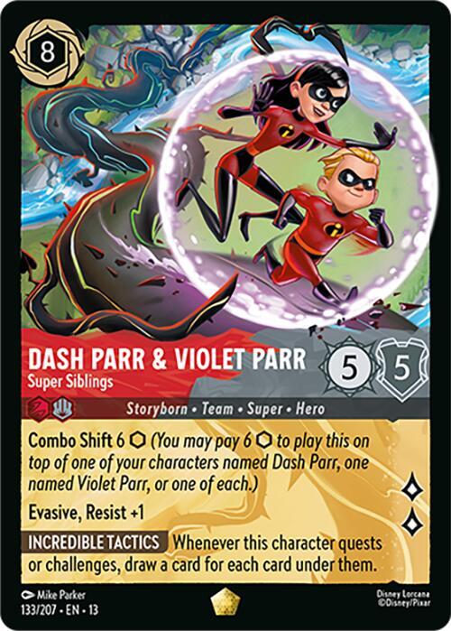Dash Parr & Violet Parr | Super Siblings [Legendary - 133/207]