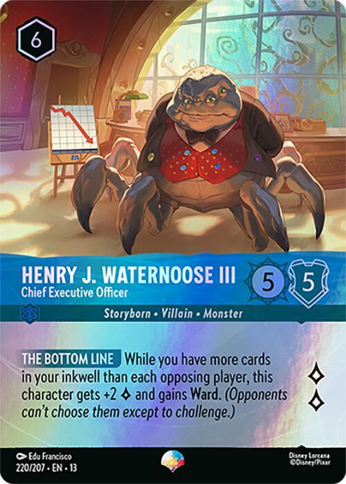 Henry J. Waternoose III | Chief Executive Officer [Epic - 220/207]
