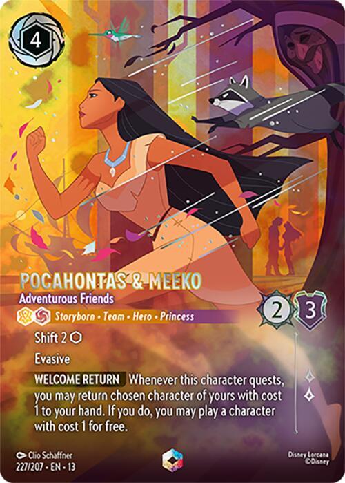 Pocahontas & Meeko | Adventurous Friends [Enchanted - 227/207]