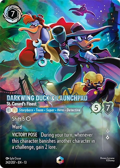 Darkwing Duck & Launchpad | St. Canard’s Finest [Enchanted - 242/207]