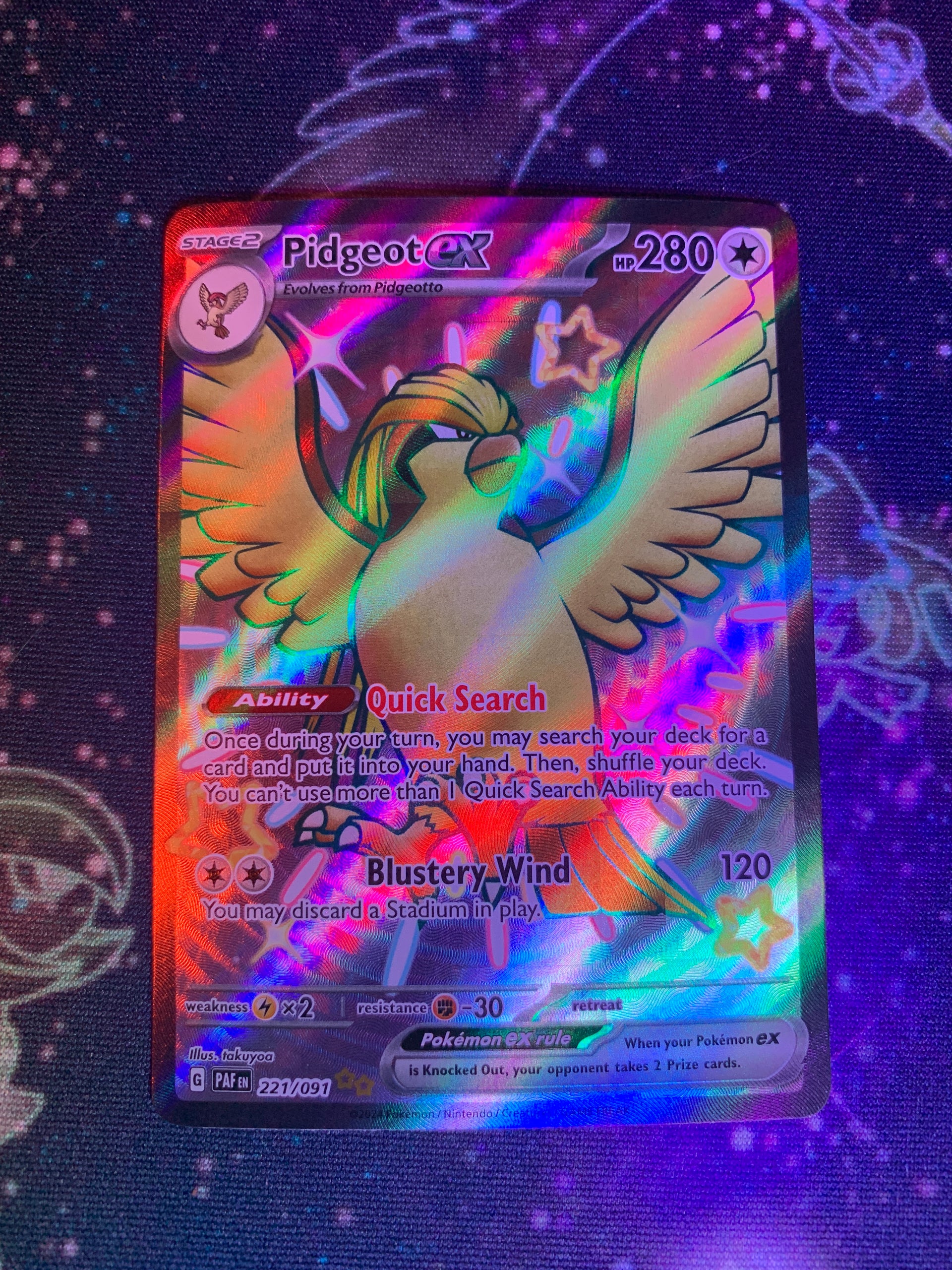 Pidgeot ex – Pally's Trainer & Collector Store